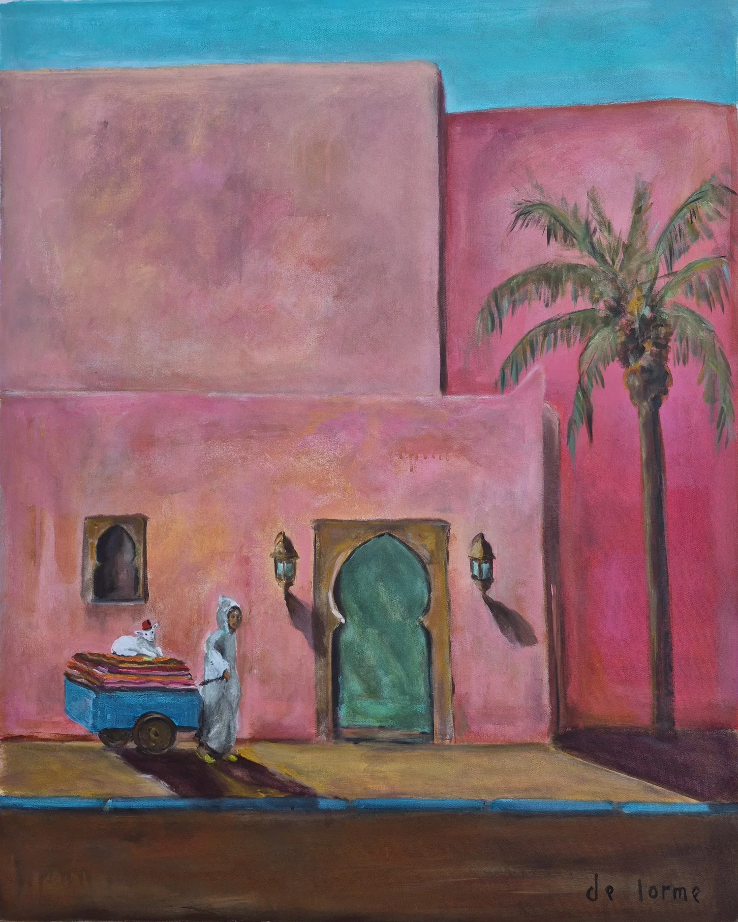 Les maisons roses